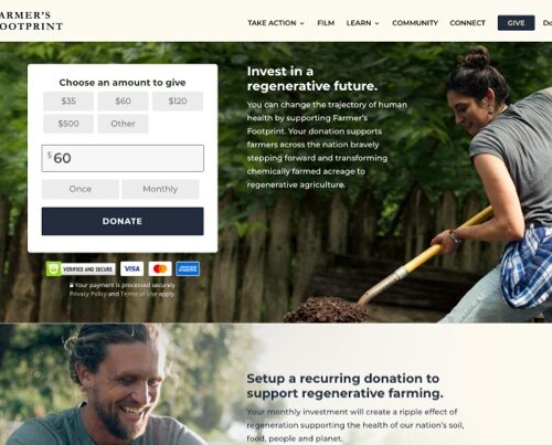 Farmer’s Footprint – Donation Form
