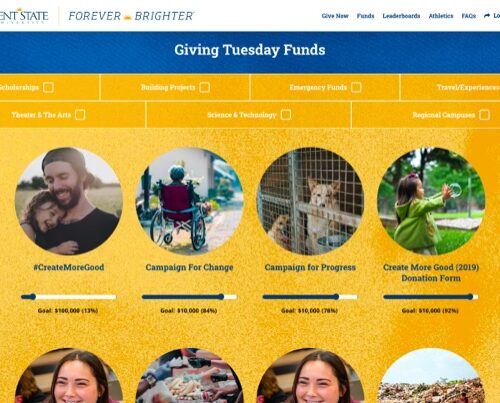 Kent State – Campaign + Grid Filter
